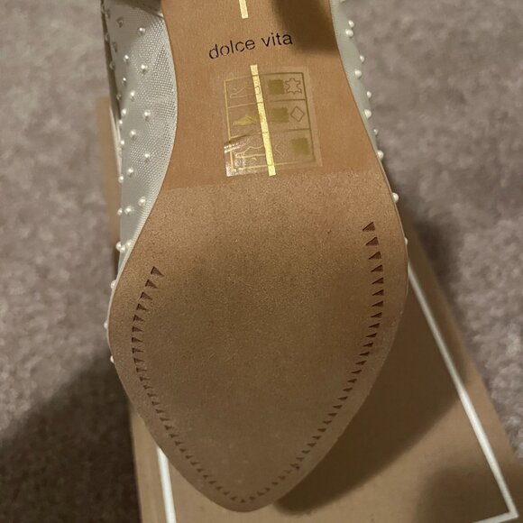 Dolce Vita Missy Pearl Ivory Shoes - Size 7.5 - Picture 3 of 4